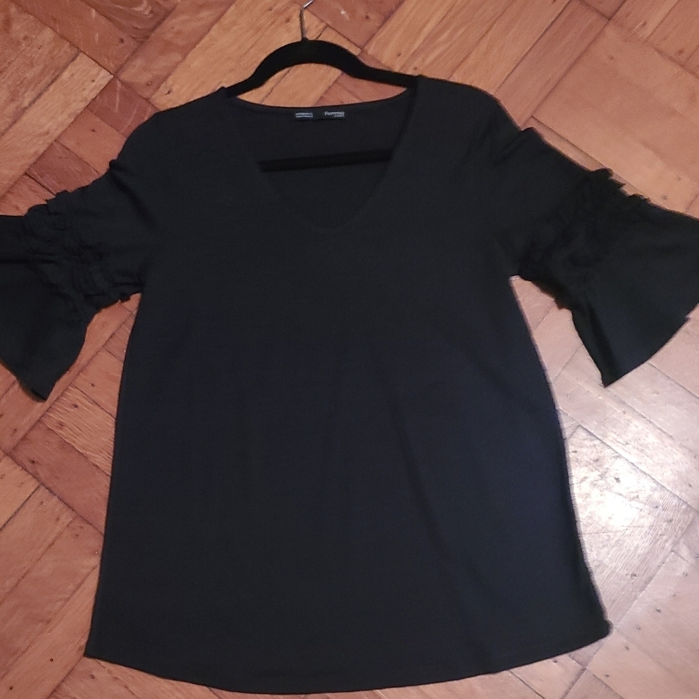 Cute Black Top, Shortsleeve